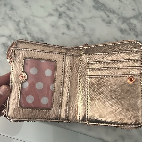 Disney Parks Pink Sequin wallet - Picture 3 of 10